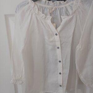 Girls- Romantic Ruffle Blouse-LG